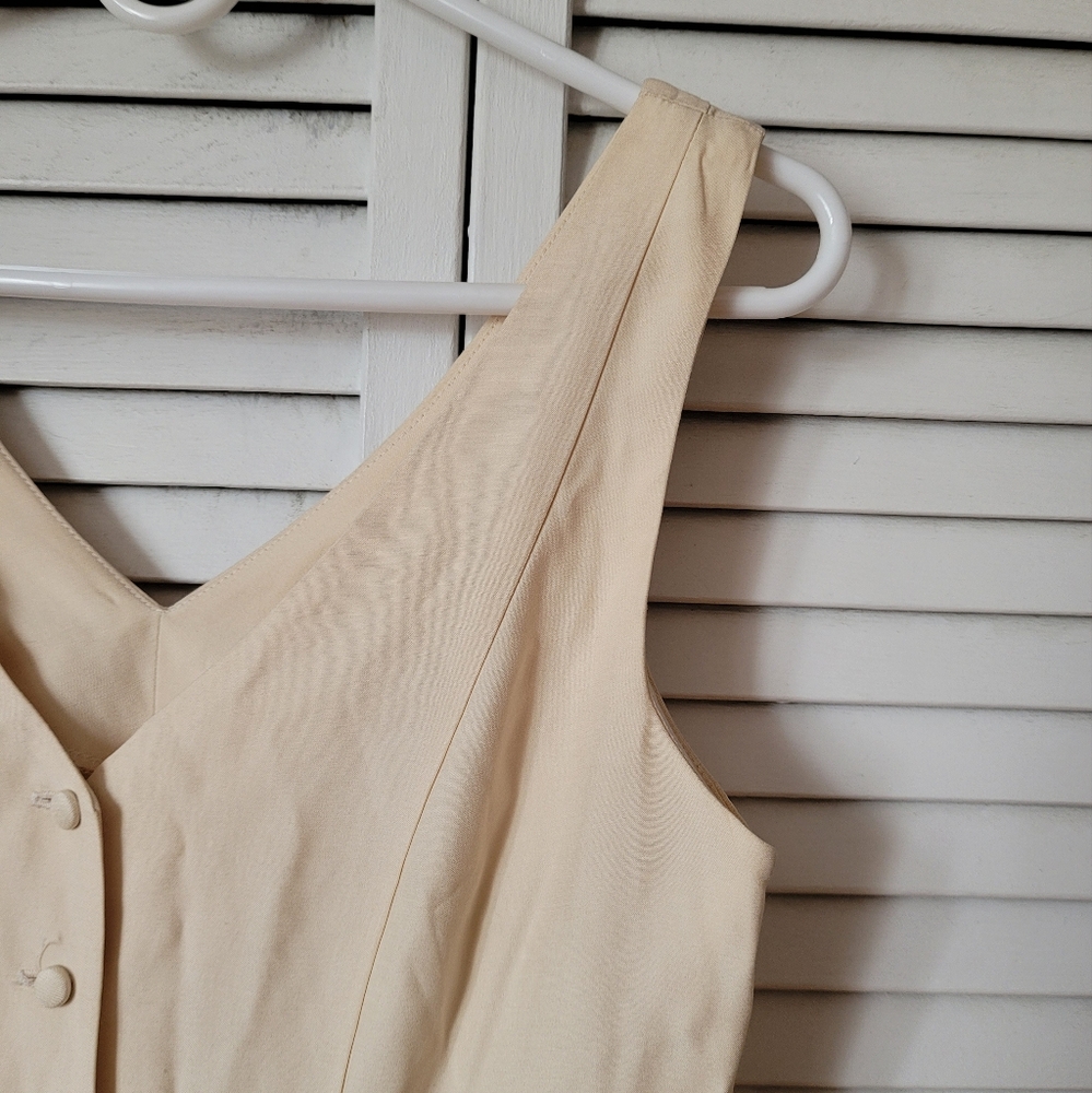 1990s Vintage Sleeveless Dress, Size 4 - Picture 5 of 9
